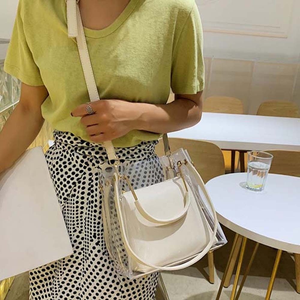 Jelly Bag Clear Pvc - Sac à main transparent en PVC