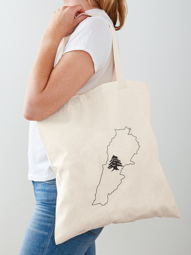 Women Bags Lebanon - Sac fourre-tout en toile de cèdre