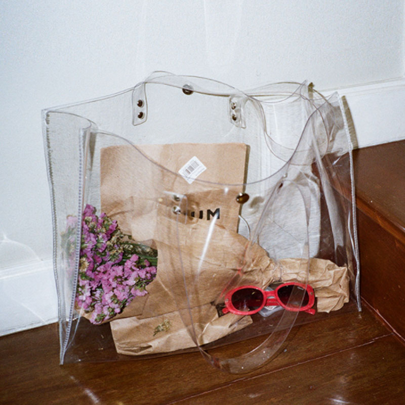 Jelly Bag Clear Pvc - SUNNY BEACH marque de luxe clair