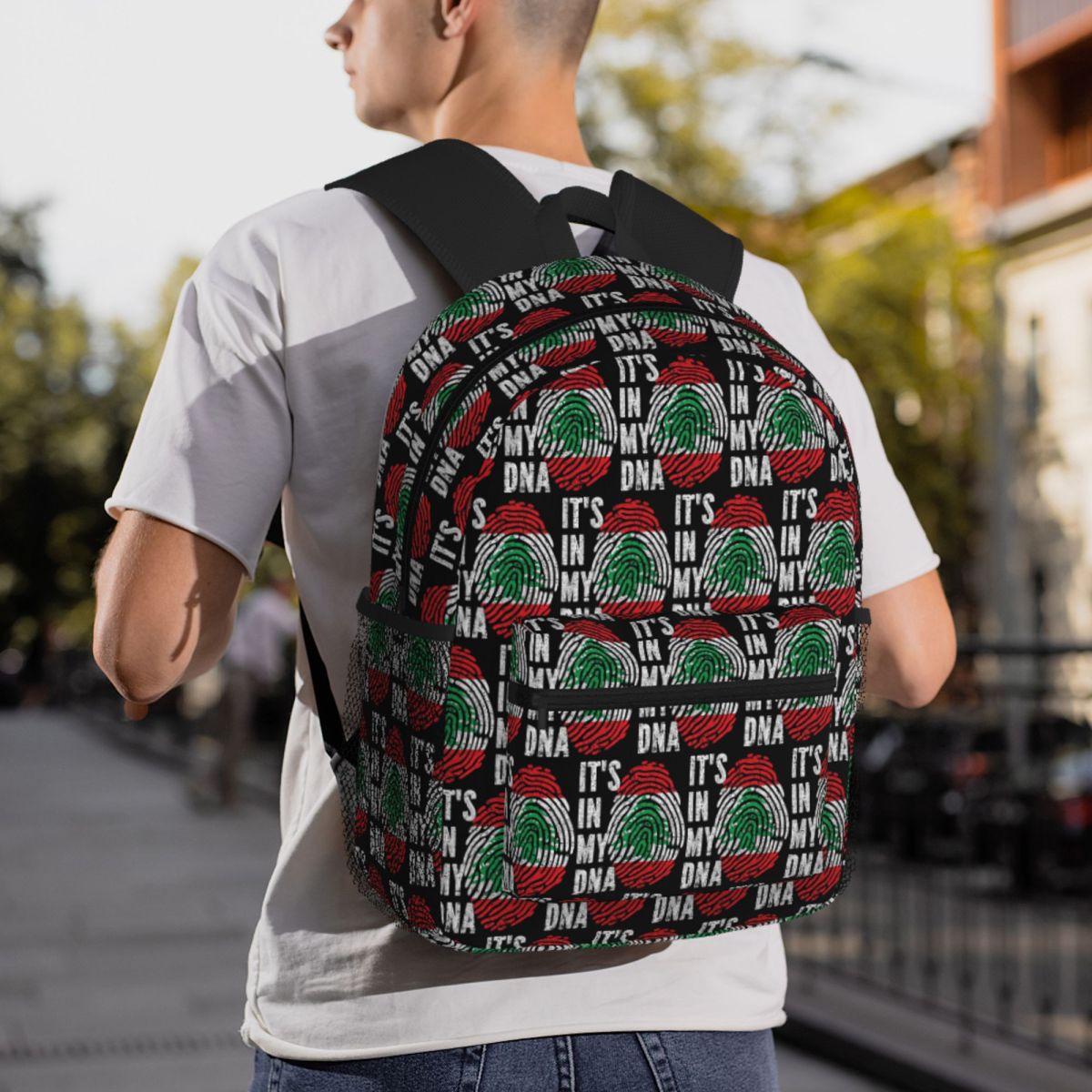 Women Bags Lebanon - Sac à dos avec drapeau libanais,