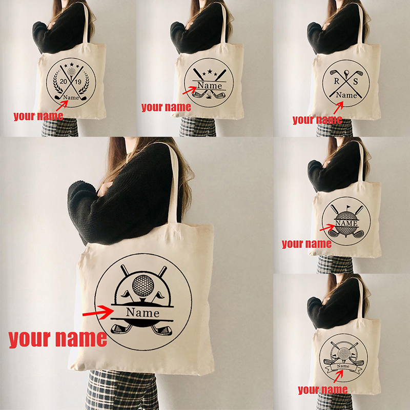 Women Bags Name - Sac fourre-tout en toile à motif