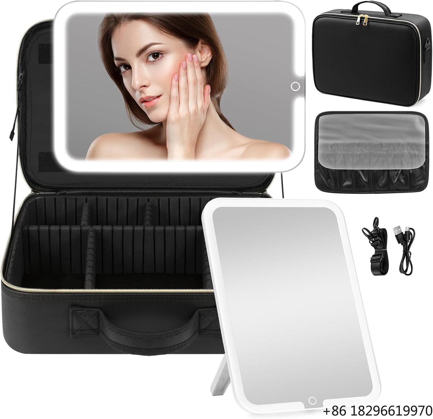 Women Vanity Bags - Trousse de maquillage de voyage portable
