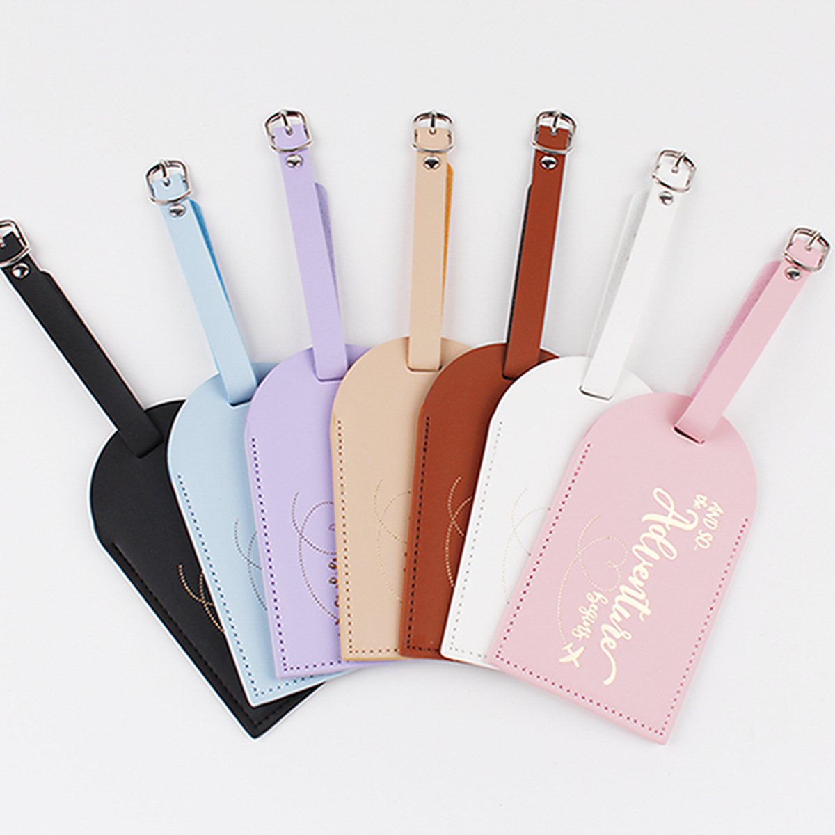 Women Bags Name - Étiquette de bagage en cuir PU