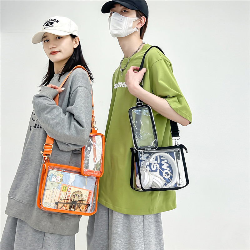Jelly Bag Clear Pvc - Sac à bandoulière Transparent en PVC