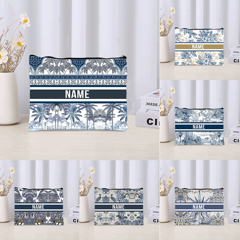 Women Bags Name - ChimWomen-Trousse de maquillage rétro avec nom