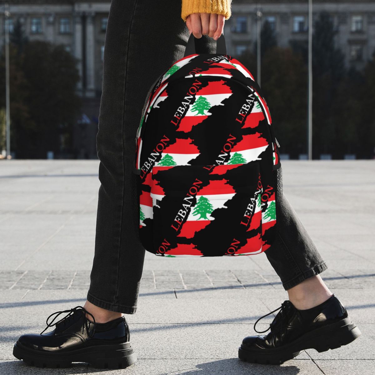 Sac à dos avec carte du drapea - Women Bags Lebanon avis et prix