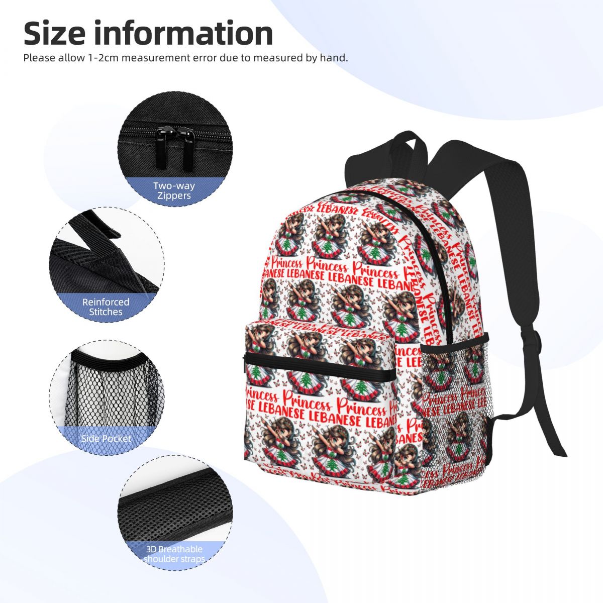 Sac à dos avec drapeau libanai - Women Bags Lebanon avis et prix
