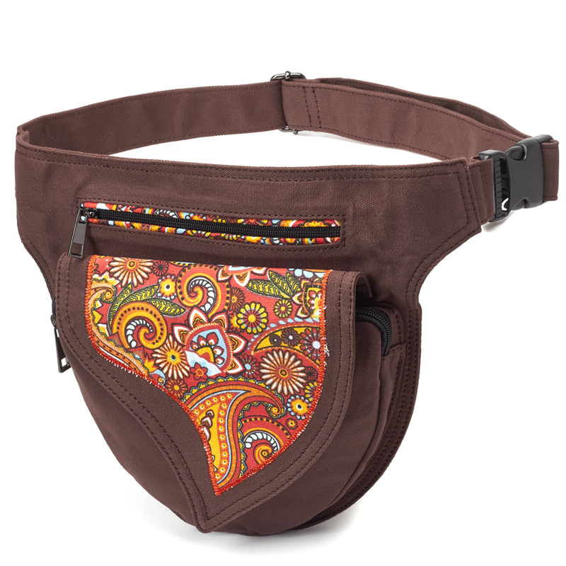 Annmouler-Sac banane en toile  - Women'S Bum Bags avis et prix