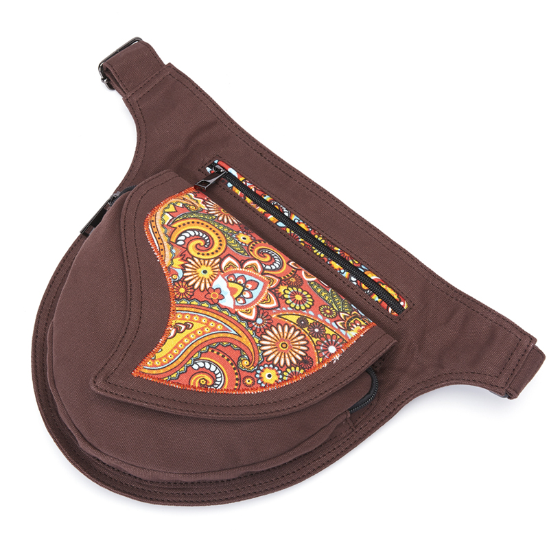 Annmouler-Sac banane en toile  - Women'S Bum Bags avis et prix