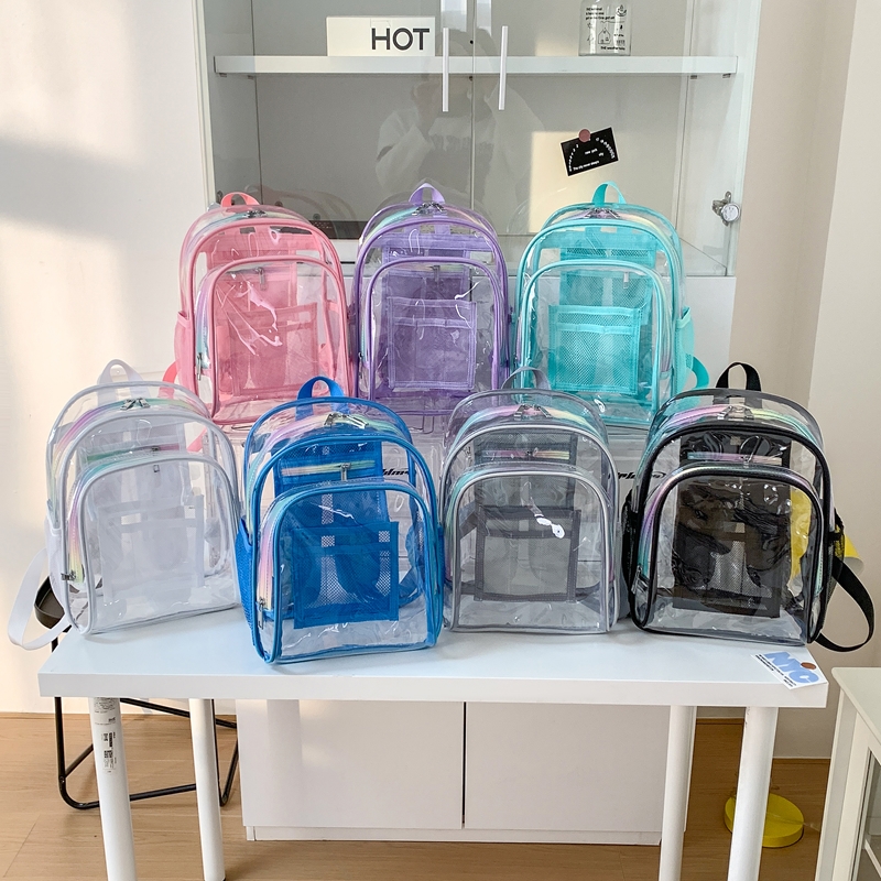 Sac à dos transparent en PVC g - Women Bags For Sale avis et prix