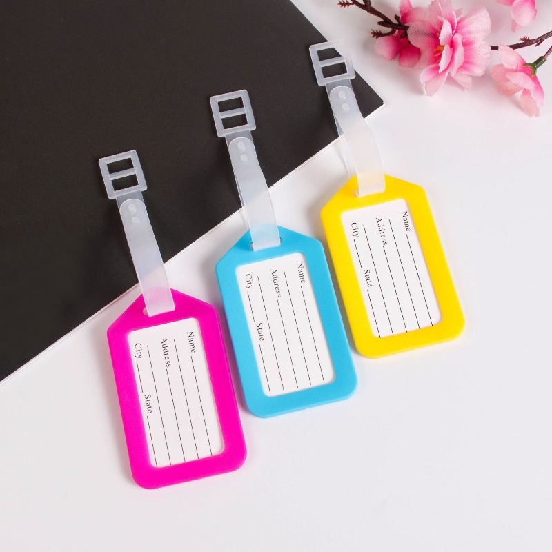 Étiquettes de bagage en plasti - Women Bags Name avis et prix