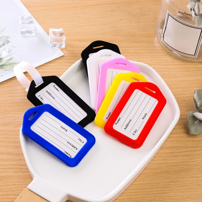 Étiquettes de bagage en plasti - Women Bags Name avis et prix