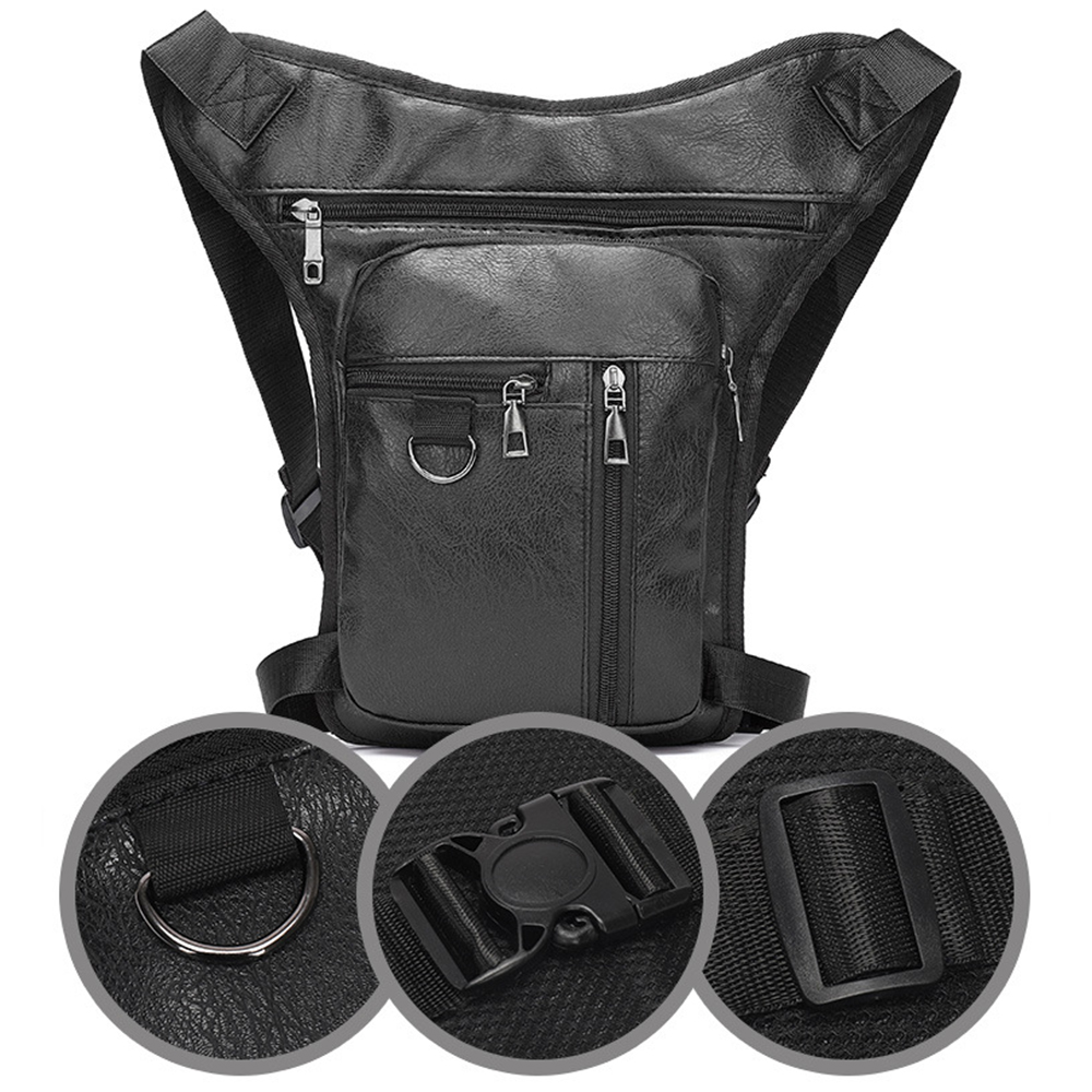 Sac de jambe tombante en cuir  - Women'S Bum Bags avis et prix