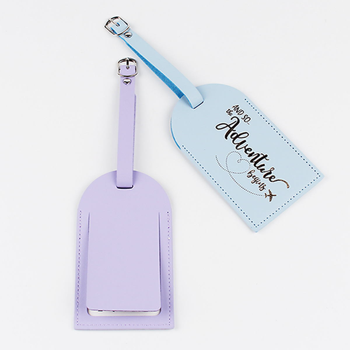Étiquette de bagage en cuir PU - Women Bags Name avis et prix