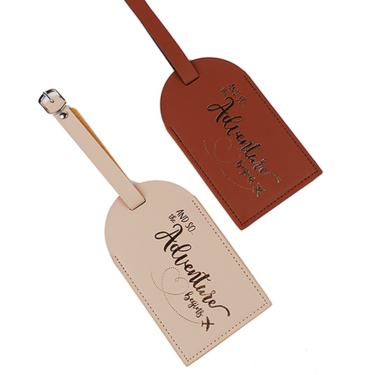 Étiquette de bagage en cuir PU - Women Bags Name avis et prix