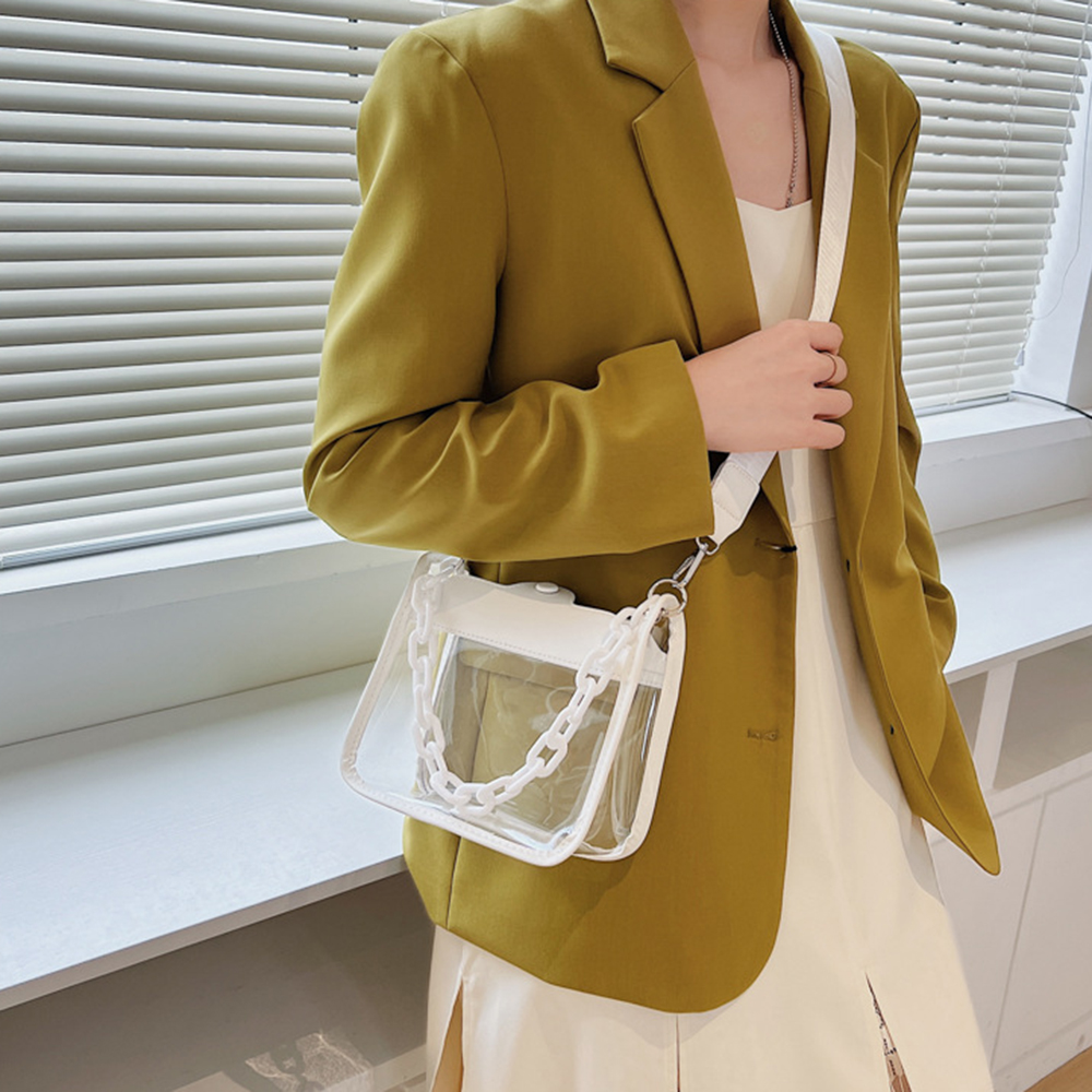 Sac à bandoulière transparent  - Jelly Bag Clear Pvc avis et prix