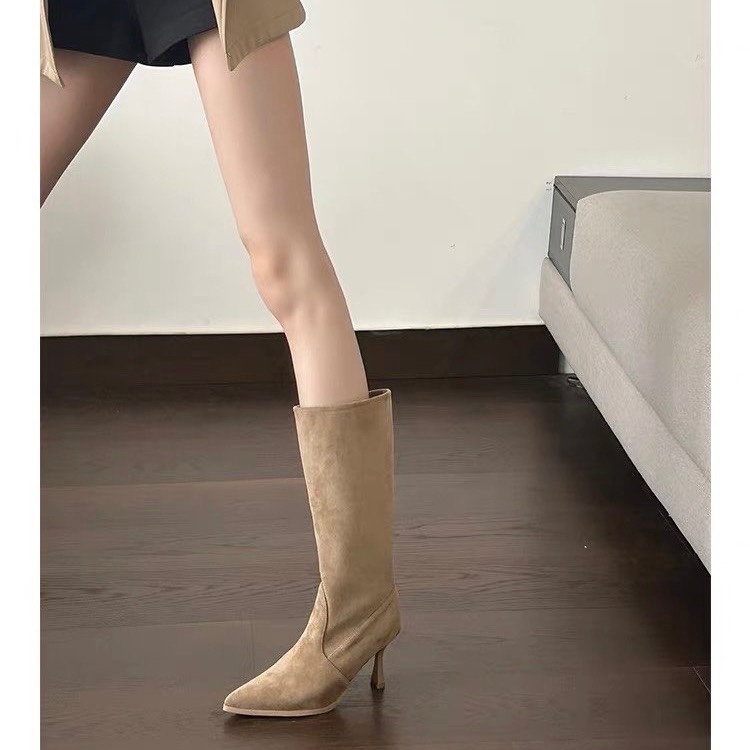Bottes modernes mi-mollet en d - Women Bags For Sale avis et prix