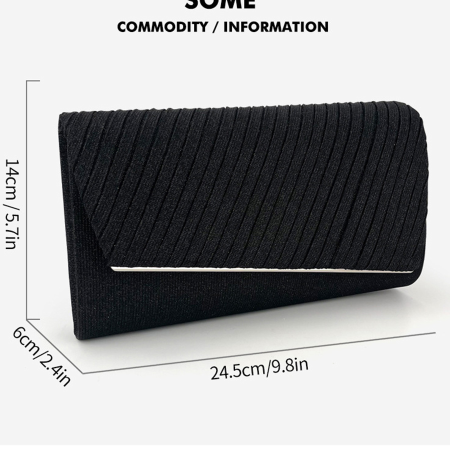 Sacs de soirée plissés scintil - Flap Bag Envelope avis et prix