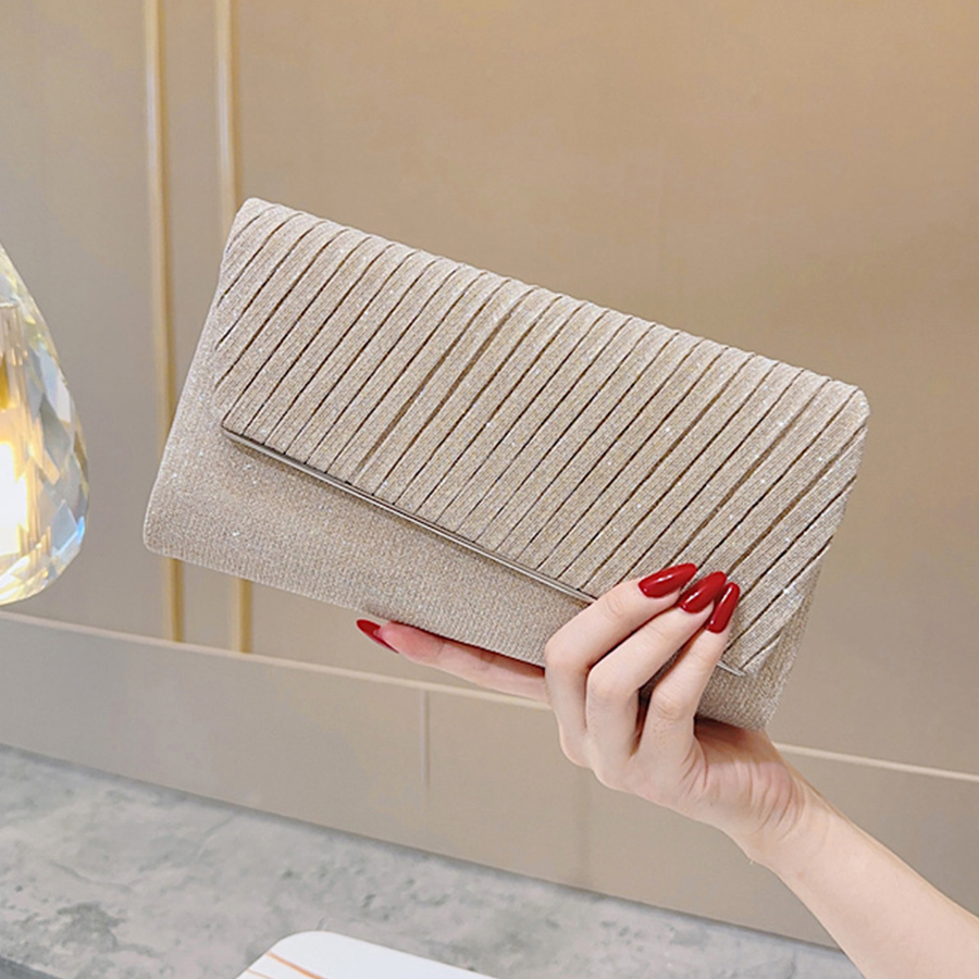 Sacs de soirée plissés scintil - Flap Bag Envelope avis et prix